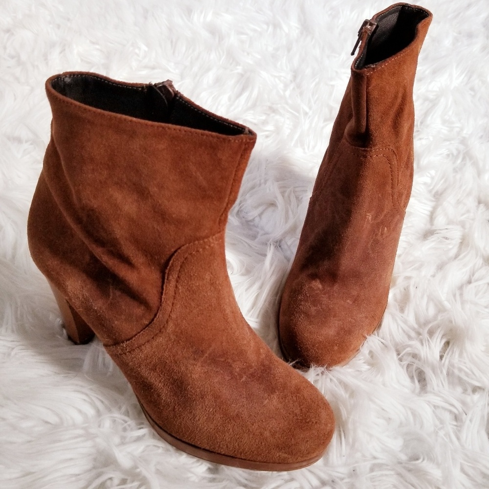 Sundance Catalog Suede Ankle Boots